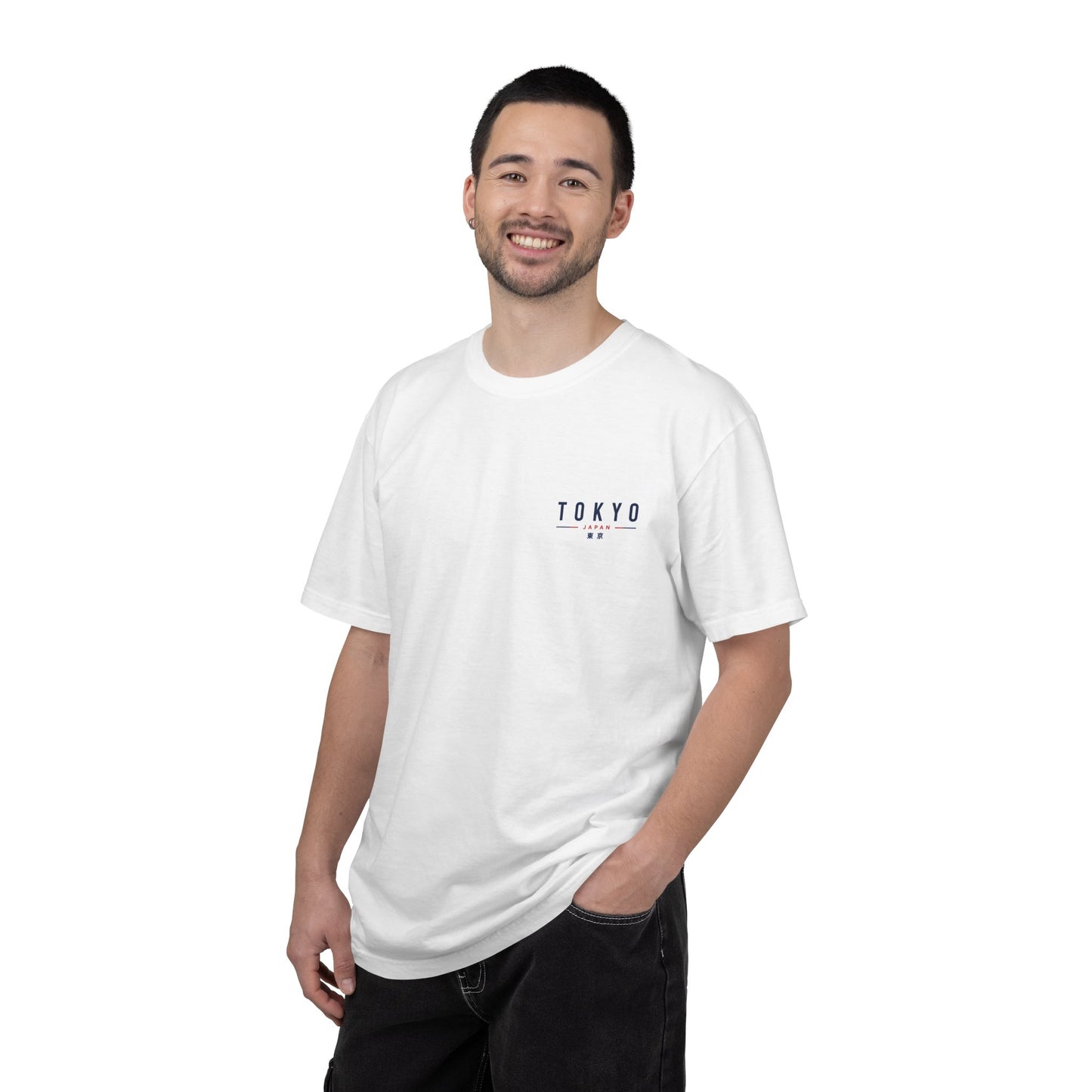 Tokyo Sakura Scenic T-Shirt — Cherry Blossom Tokyo Boat Print