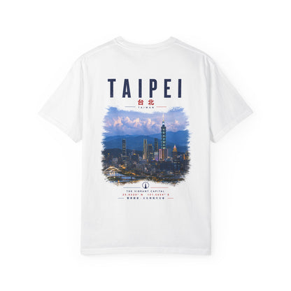 Taipei City Skyline T-Shirt — Vintage Travel Graphic Tee