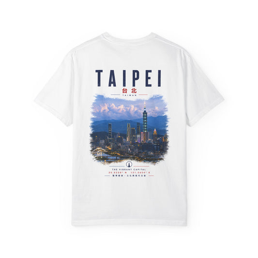 Taipei City Skyline T-Shirt — Vintage Travel Graphic Tee
