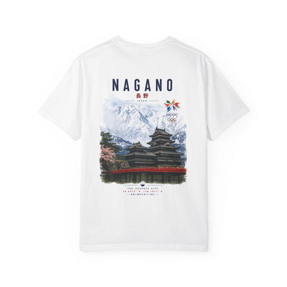 Nagano Japanese Alps T-Shirt – Matsumoto Castle Graphic Tee
