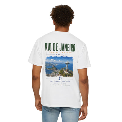Rio de Janeiro Photo Tee — Christ the Redeemer Vintage Travel T-Shirt