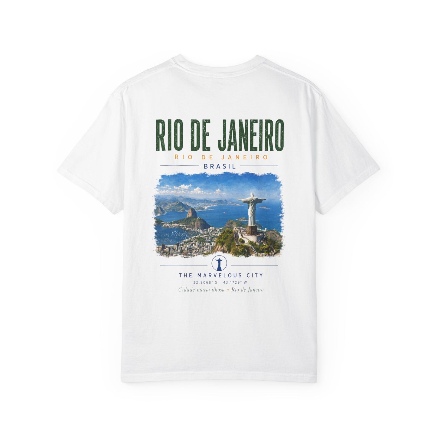 Rio de Janeiro Photo Tee — Christ the Redeemer Vintage Travel T-Shirt
