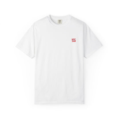 New York Sunset Photo Tee — 'New York / Nueva York' Graphic T-Shirt