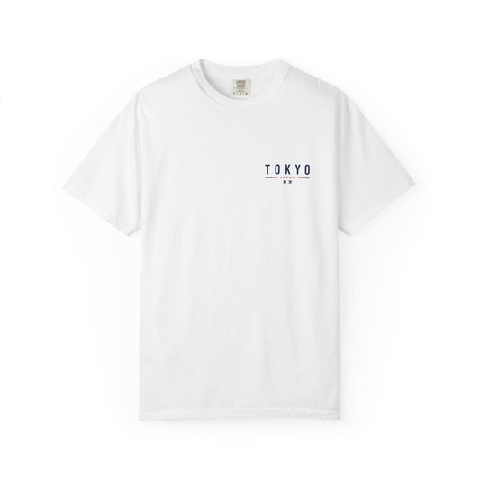 Tokyo Sakura Scenic T-Shirt — Cherry Blossom Tokyo Boat Print