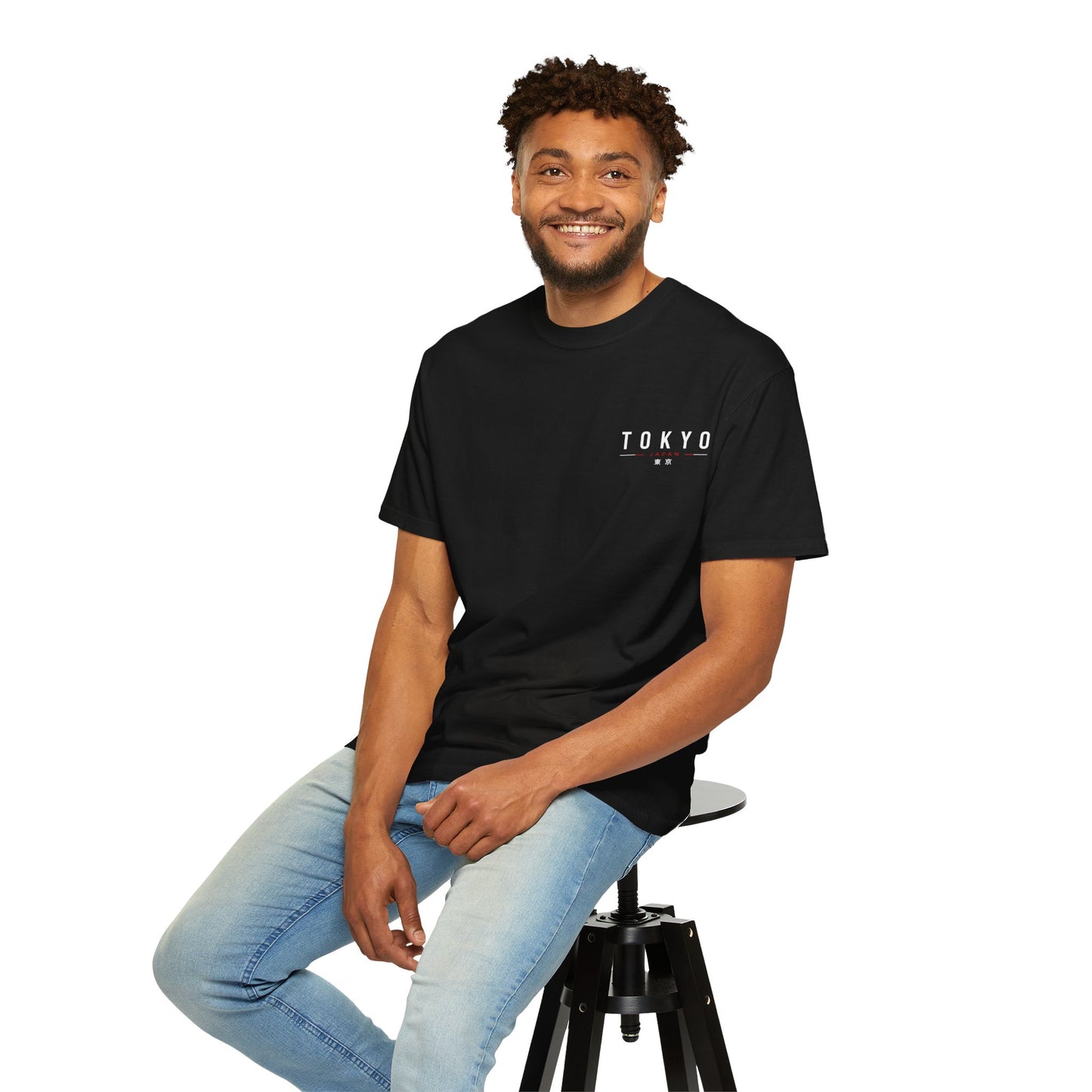 Tokyo Night Street Photo T-Shirt — Vintage Cityscape Graphic Tee