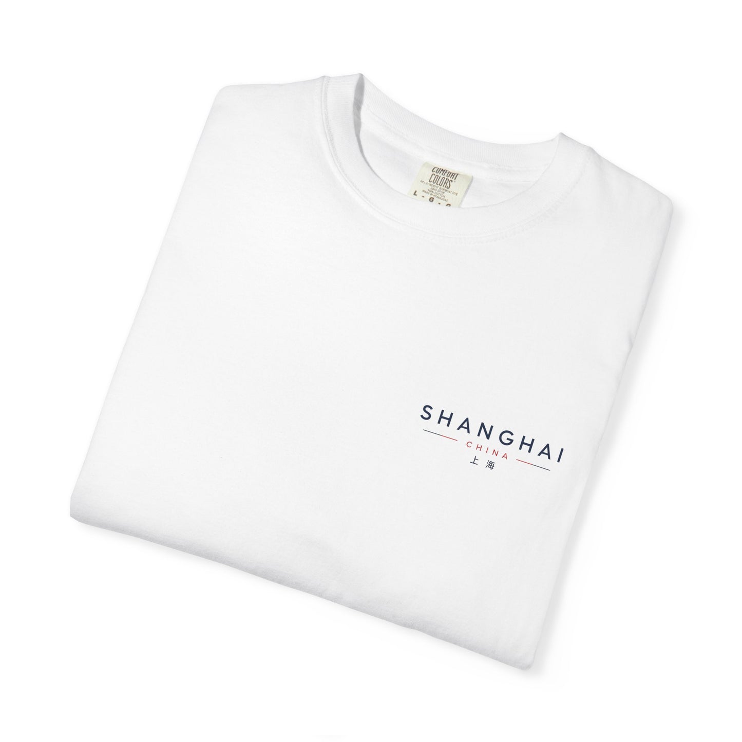 Shanghai Skyline T-Shirt — Vintage Cityscape Travel Tee