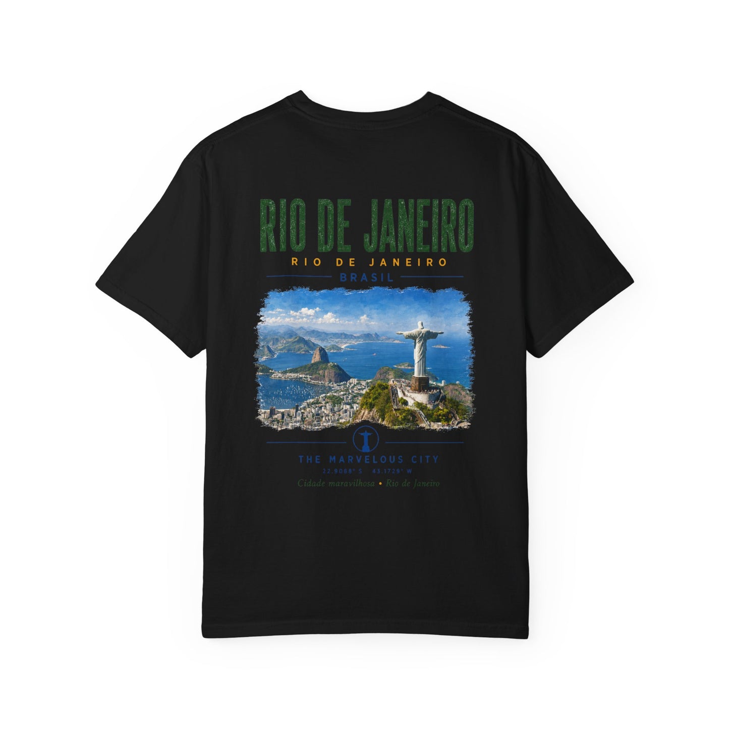Rio de Janeiro Photo Tee — Christ the Redeemer Vintage Travel T-Shirt