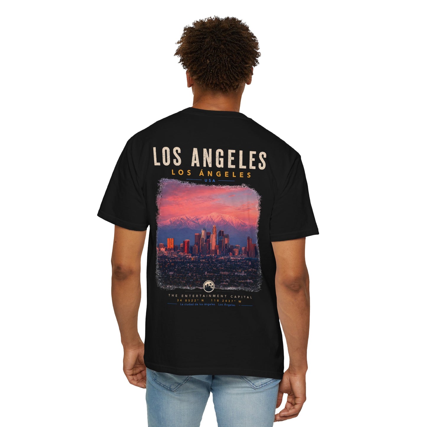 Los Angeles Skyline T-Shirt — Sunset City Graphic Tee