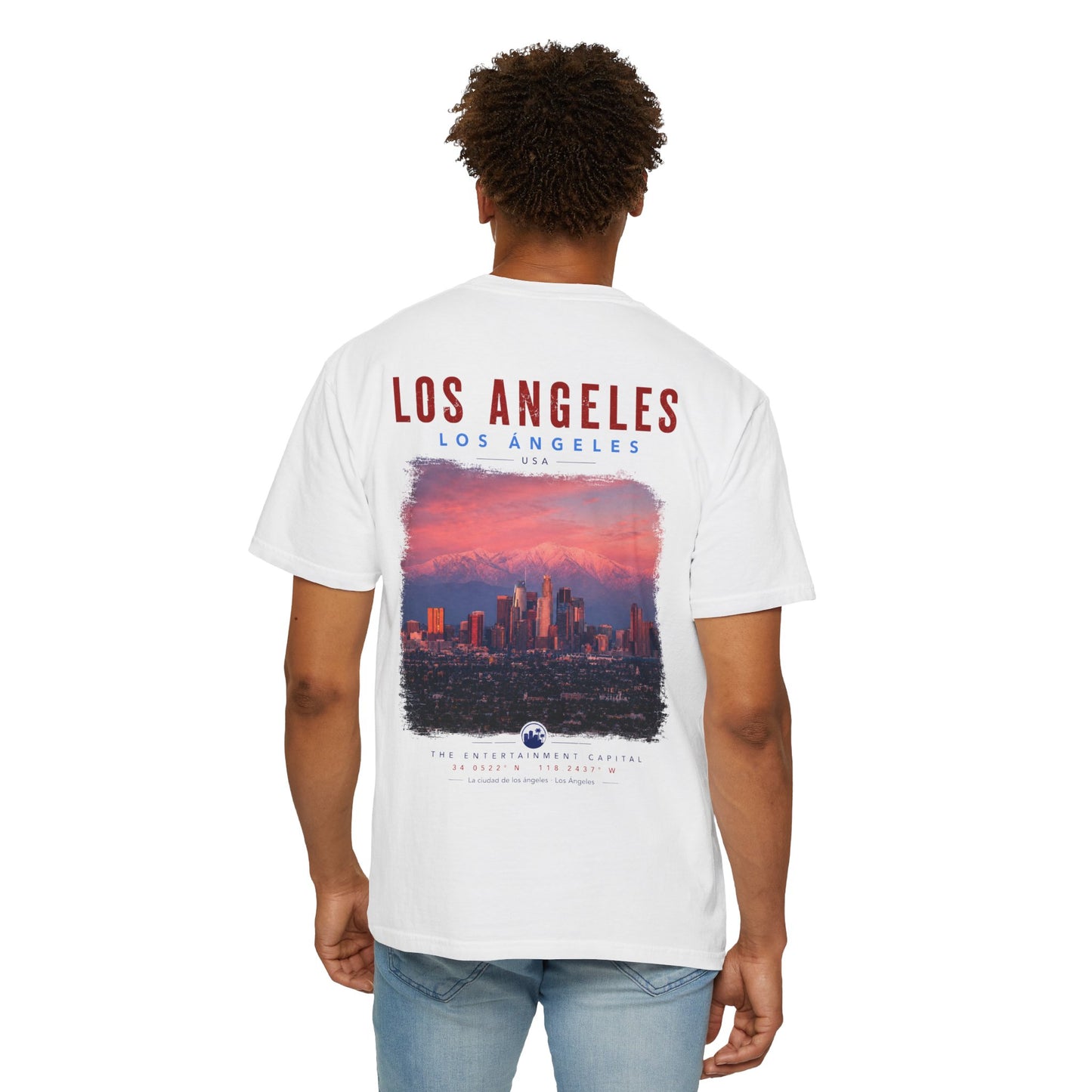 Los Angeles Skyline T-Shirt — Sunset City Graphic Tee