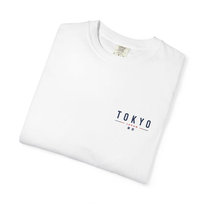 Tokyo Sakura Scenic T-Shirt — Cherry Blossom Tokyo Boat Print