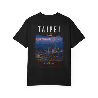 Taipei City Skyline T-Shirt — Vintage Travel Graphic Tee