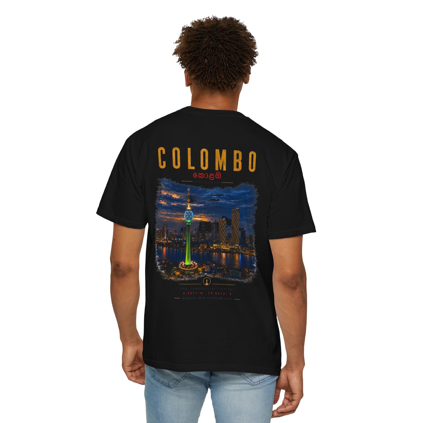 Colombo Nightscape T-Shirt — Sri Lanka Cityscape Tee