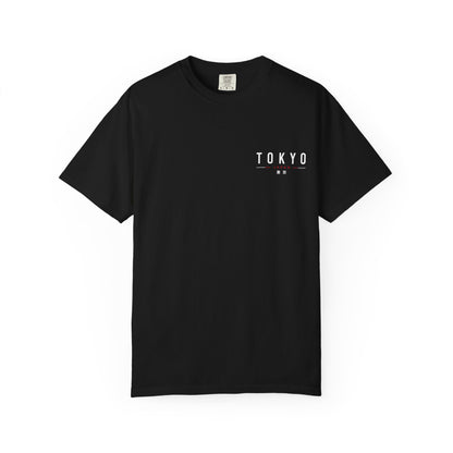 Tokyo Night Street Photo T-Shirt — Vintage Cityscape Graphic Tee