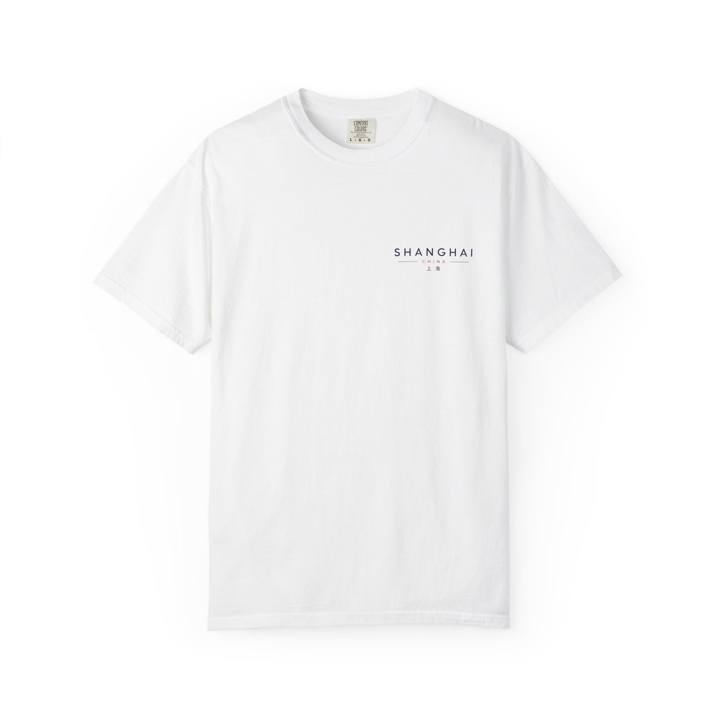 Shanghai Skyline T-Shirt — Vintage Cityscape Travel Tee